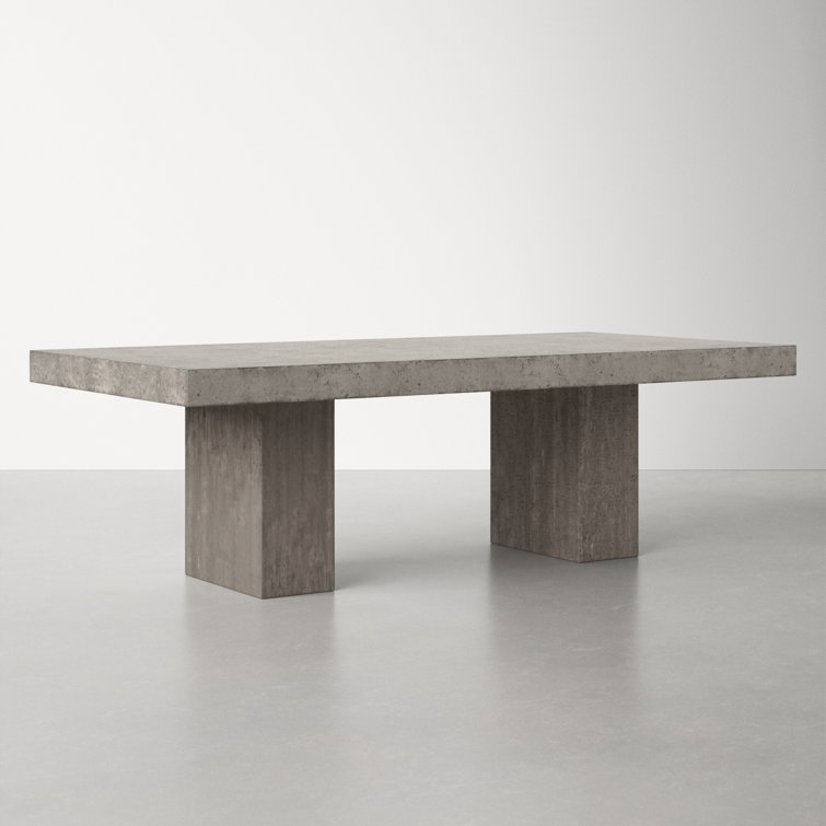 AllModern Gabrielle Concrete Dining Table & Reviews Wayfair